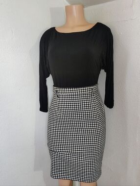Lauren Ralph Lauren Houndstooth Sheath Dress Size 4